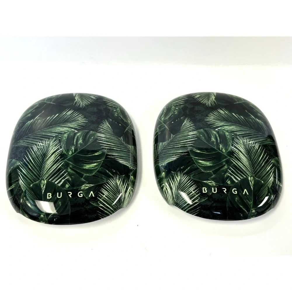 BURGA Tropical Garden Apple AirPods Max Case Cover Green Palm Shell Set